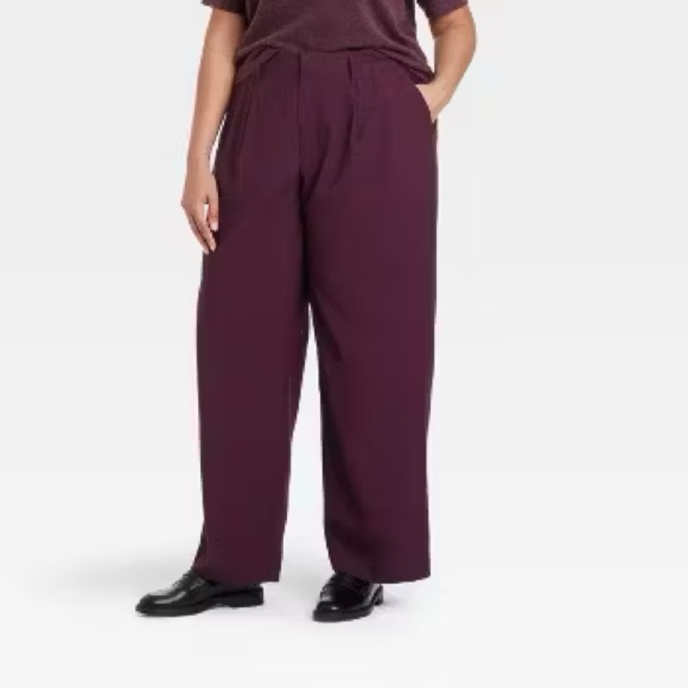 Women's Burgundy Pants